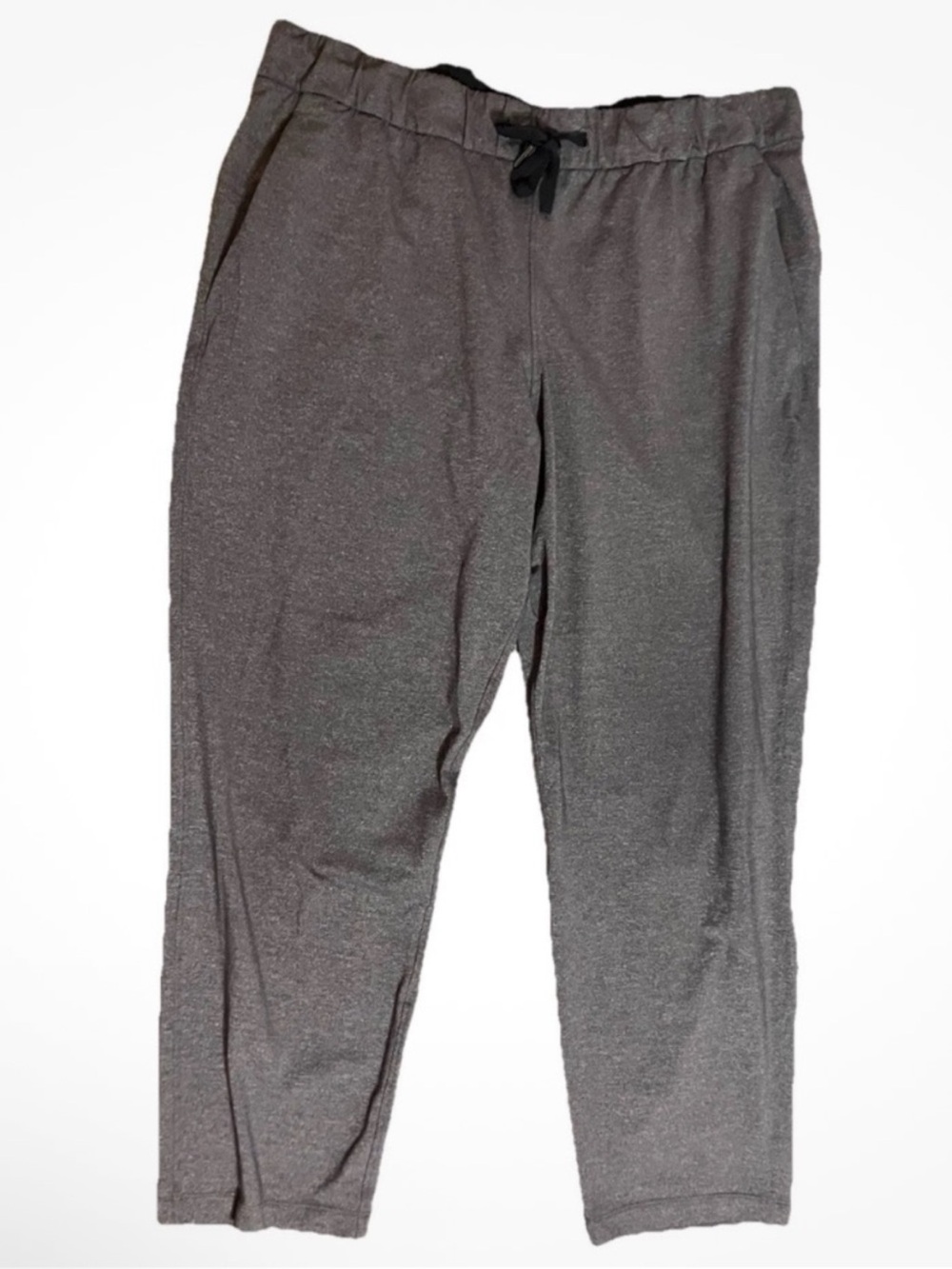 Lululemon On The Fly Pant Heathered Gray Size 14 Inseam 27” - Picture 3 of 7